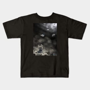 Hollow Knight Birthplace Abyss Cutscene Kids T-Shirt